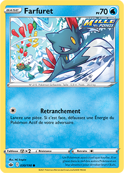 Carte Pokémon Farfuret 30/198 de la série Règne de Glace en vente au meilleur prix