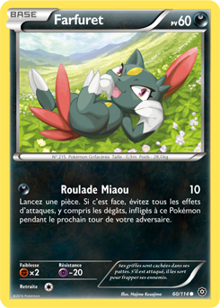 Carte Pokémon Farfuret 60/114 de la série Offensive Vapeur en vente au meilleur prix