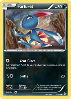 Carte Pokémon Farfuret 51/106 de la série Étincelle en vente au meilleur prix