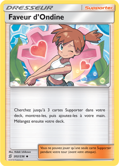 Carte Pokémon Faveur d’Ondine 202/236 de la série Harmonie des Esprits en vente au meilleur prix