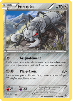 Carte Pokémon Fermite 61/106 de la série Étincelle en vente au meilleur prix