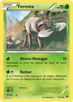 Carte Pokémon Fermite 9/122 de la série Rupture Turbo en vente au meilleur prix