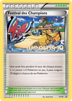 Carte Pokémon Promo Festival des Champions XY27 de la série Promos XY