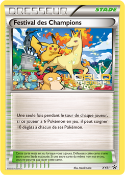Carte Pokémon Promo Festival des Champions XY91 de la série Promos XY