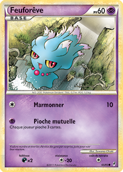 Carte Pokémon Feuforêve 65/95 de la série Appel des Légendes en vente au meilleur prix