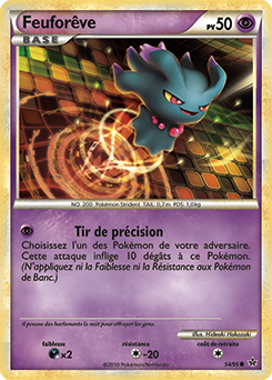 Carte Pokémon Commune Feuforêve 54/95 de la série Déchaînement