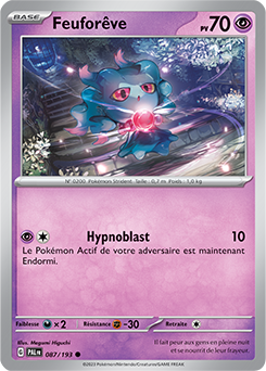 Carte Pokémon Feuforêve 087/193 de la série Évolutions à Paldea en vente au meilleur prix