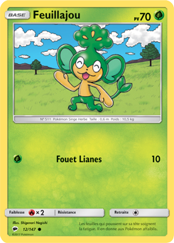 Carte Pokémon Feuillajou 12/147 de la série Ombres Ardentes en vente au meilleur prix