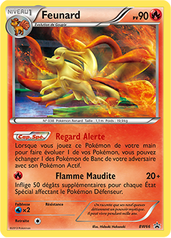 Carte Pokémon Feunard BW66 de la série Promos Noir & Blanc en vente au meilleur prix