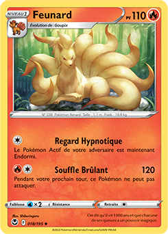 Carte Pokémon Feunard 018/195 de la série Tempête Argentée en vente au meilleur prix