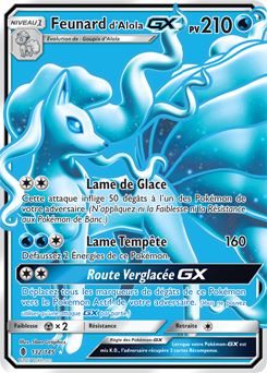 Carte Pokémon Feunard d'Alola GX 132/145 de la série Gardiens Ascendants en vente au meilleur prix