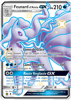 Carte Pokémon Feunard d’Alola GX SV53/SV94 de la série Destinées Occultes en vente au meilleur prix