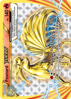 Carte Pokémon Turbo Feunard TURBO 16/108 de la série Évolutions