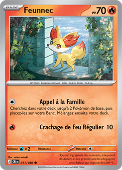 Carte Pokémon Feunnec 11/86 de la série Chaos Ascendant en vente au meilleur prix