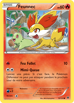 Carte Pokémon Feunnec 10/124 de la série Impact des Destins en vente au meilleur prix