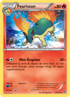 Carte Pokémon Feurisson 19/162 de la série Impulsion Turbo en vente au meilleur prix