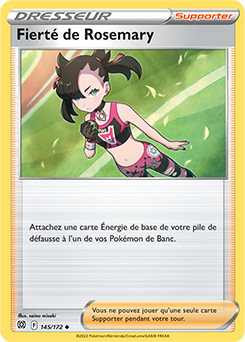 Carte Pokémon Peu commune Fierté de Rosemary 145/172 de la série Stars Étincelantes