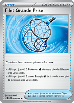 Carte Pokémon Filet Grande Prise 78/86 de la série Chaos Ascendant en vente au meilleur prix