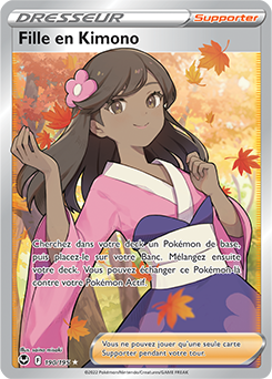 Carte Pokémon Fille en Kimono 190/195 de la série Tempête Argentée en vente au meilleur prix