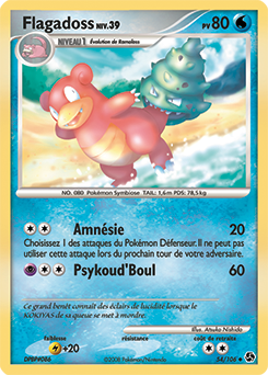 Carte Pokémon Peu commune Flagadoss 54/106 de la série Duels au Sommet