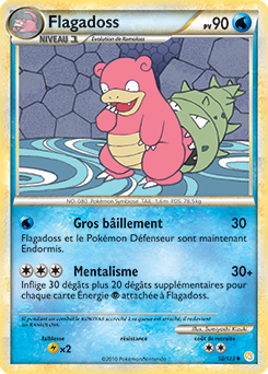 Carte Pokémon Peu commune Flagadoss 52/123 de la série HeartGold SoulSilver