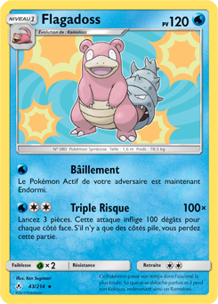 Carte Pokémon Flagadoss 43/214 de la série Alliance Infallible en vente au meilleur prix