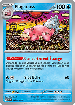 Carte Pokémon Flagadoss 043/198 de la série Écarlate et Violet en vente au meilleur prix
