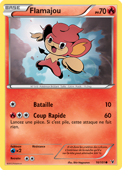 Carte Pokémon Flamajou 16/101 de la série Nobles Victoires en vente au meilleur prix