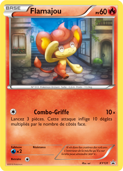 Carte Pokémon Flamajou XY131 de la série Promos XY en vente au meilleur prix