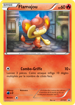 Carte Pokémon Promo Flamajou XY131 de la série Promos XY