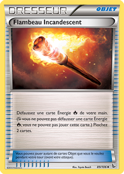 Carte Pokémon Flambeau Incandescent 89/106 de la série Étincelle en vente au meilleur prix