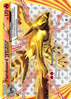 Carte Pokémon Flambusard TURBO 21/114 de la série Offensive Vapeur en vente au meilleur prix