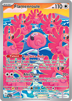Carte Pokémon Flamenroule 227/193 de la série Évolutions à Paldea en vente au meilleur prix