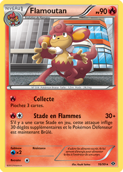 Carte Pokémon Flamoutan 16/99 de la série Destinées Futures en vente au meilleur prix