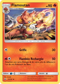Carte Pokémon Flamoutan 23/147 de la série Ombres Ardentes en vente au meilleur prix