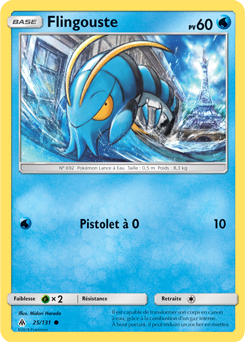 Carte Pokémon Commune Flingouste 25/131 de la série Lumière Interdite