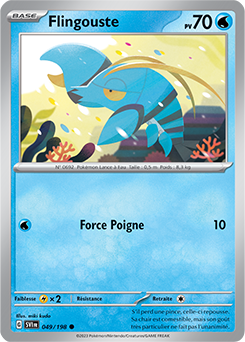 Carte Pokémon Flingouste 049/198 de la série Écarlate et Violet en vente au meilleur prix