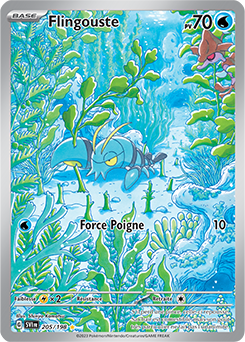Carte Pokémon Flingouste 205/198 de la série Écarlate et Violet en vente au meilleur prix