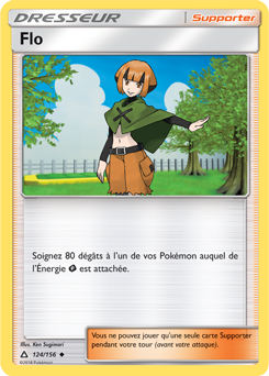Carte Pokémon Peu commune Flo 124/156 de la série Ultra Prisme
