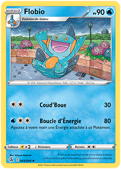 Carte Pokémon Flobio 63/264 de la série Poing de Fusion en vente au meilleur prix