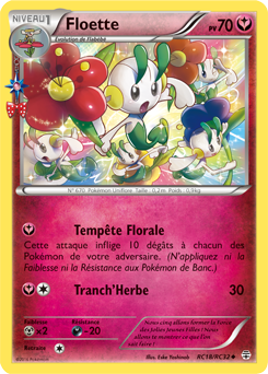 Carte Pokémon Peu commune Floette RC18/RC32 de la série Générations