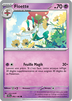 Carte Pokémon Floette 092/198 de la série Écarlate et Violet en vente au meilleur prix