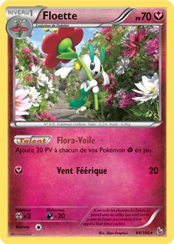Carte Pokémon Floette 64/106 de la série Étincelle en vente au meilleur prix