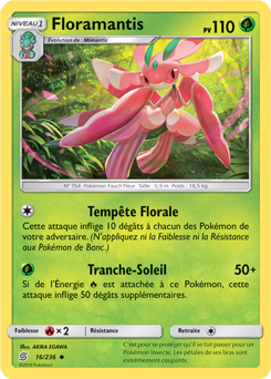 Carte Pokémon Floramantis 16/236 de la série Harmonie des Esprits en vente au meilleur prix
