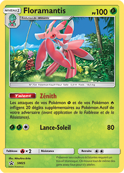 Carte Pokémon Floramantis SM25 de la série Promos Soleil et Lune en vente au meilleur prix