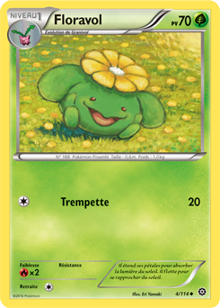 Carte Pokémon Floravol 4/114 de la série Offensive Vapeur en vente au meilleur prix