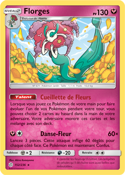 Carte Pokémon Florges 152/236 de la série Éclipse Cosmique en vente au meilleur prix