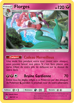 Carte Pokémon Rare Florges 86/131 de la série Lumière Interdite