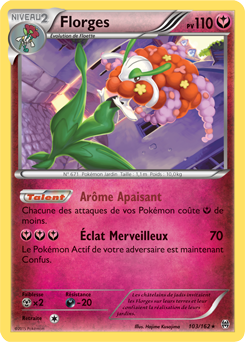 Carte Pokémon Florges 103/162 de la série Impulsion Turbo en vente au meilleur prix