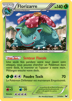 Carte Pokémon Florizarre 3/108 de la série Explorateurs Obscurs en vente au meilleur prix